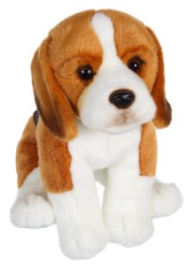 Peluche Chien Beagle Chiens Réalistes - 25 cm